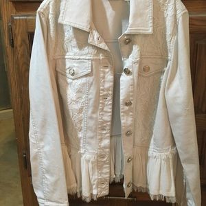 Chico’s White Denim Jacket.  FINAL OFFERING